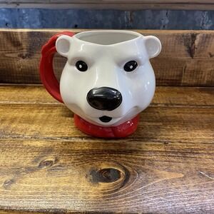 Vintage Dakin Coca-Cola Polar Bear Figural Mug Cup 1994 - Hand Wash Only